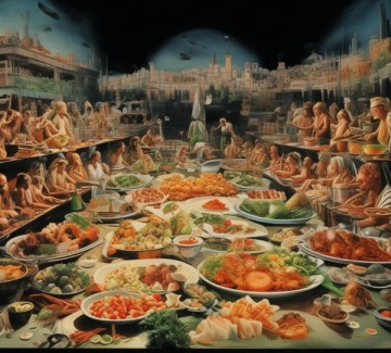 美食，人类文明的见证者，从历史到未来的美食之旅